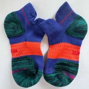 Bombas Run Ankle Socks NEW Purple Womens Active Athletic Small